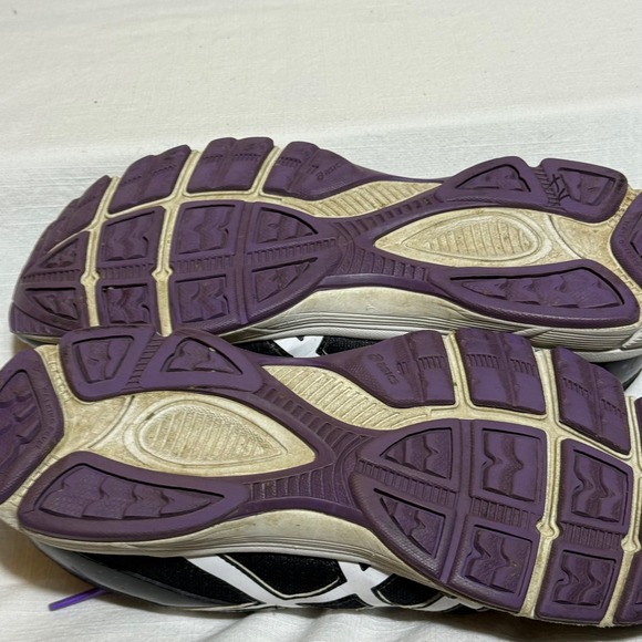 ASICS Gel-Quick Walk Women's 8 Black‎ Purple Walking Shoes Q268N Comfort Sneaker - Picture 10 of 10